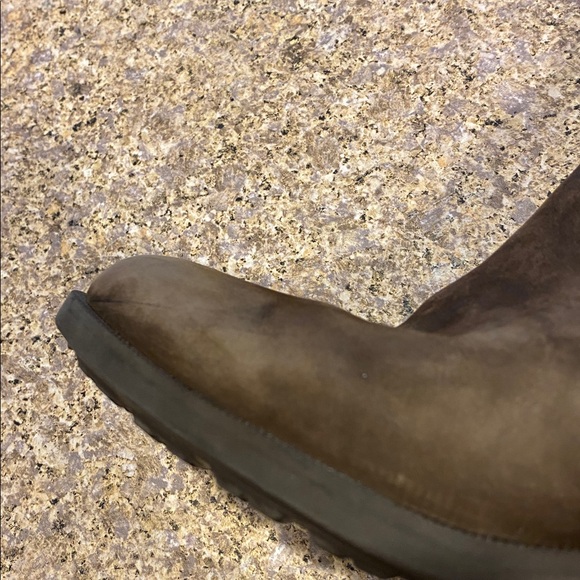 Teva Tall Leather Brown Boots Waterproof Casual 7 1103232 Anaya Heeled Heel - Picture 15 of 17